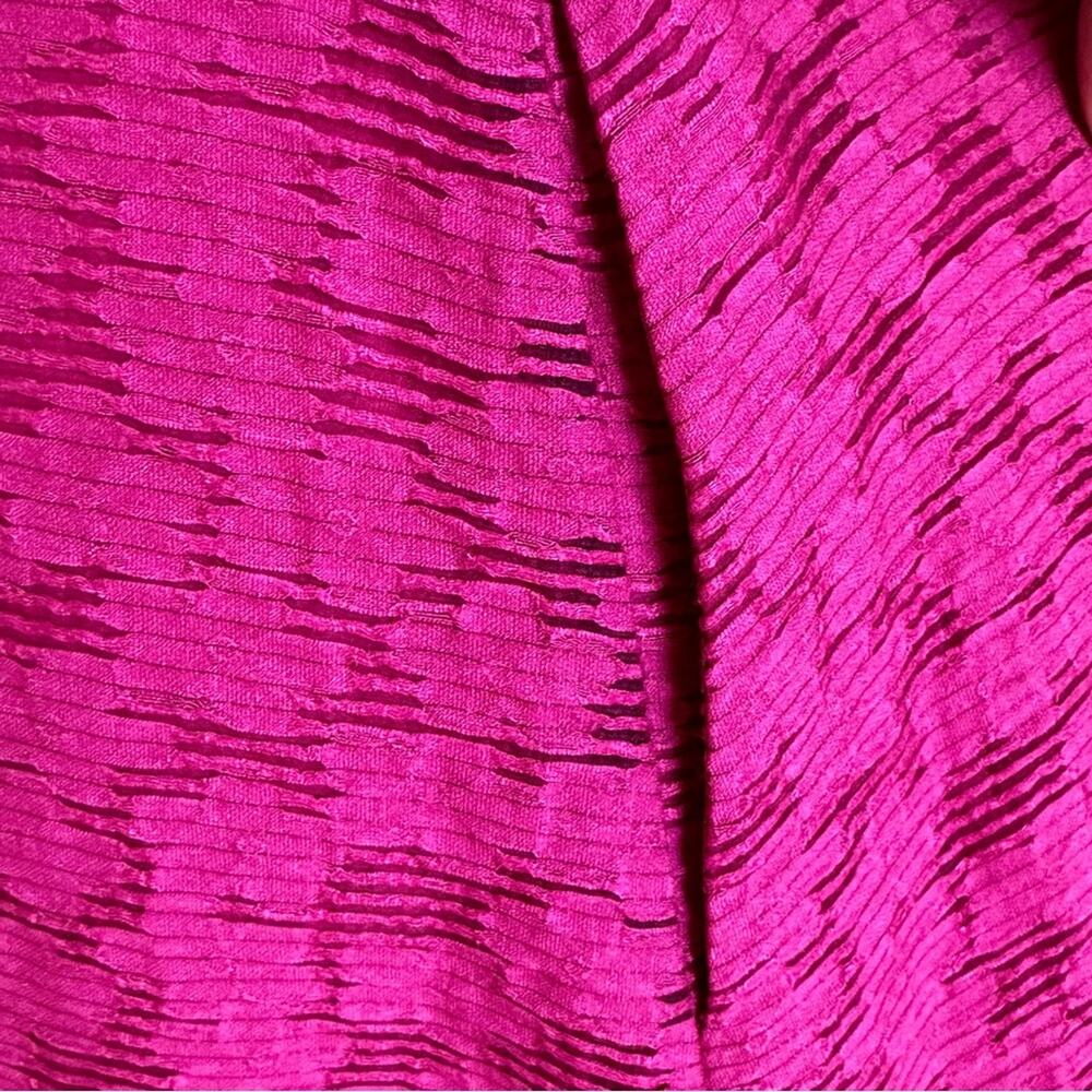 Banana Republic Dress Magenta Pink Floral Lace Sleeveless Midi Size 4 NEW - Picture 10 of 12
